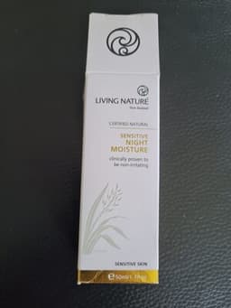 Living Nature's Sensitive Skin Moisturiser is gentle, but thin on actives