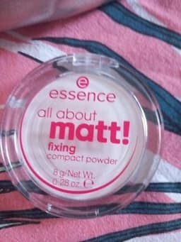 Essence Fixing Compact Powder is fine, but we can't fully review it without an ingredient list