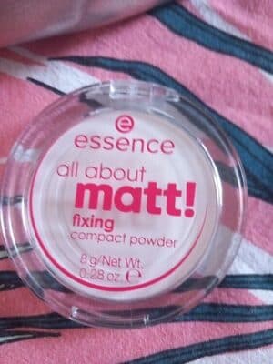 Essence Fixing Compact Powder is fine, but we can't fully review it without an ingredient list