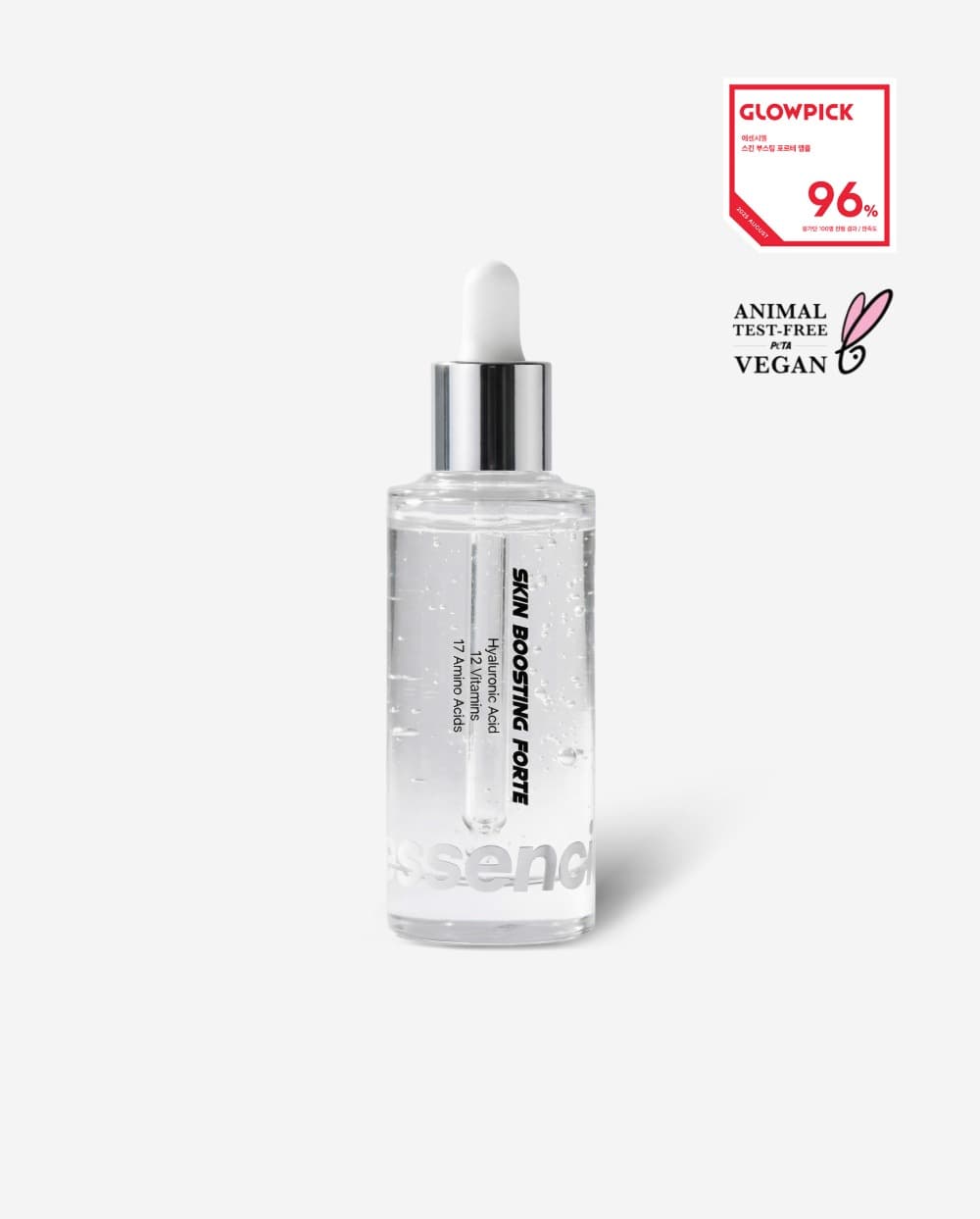 Essenciel's Skin Boosting Forte Ampoule is a kitchen-sink hydrator with real actives