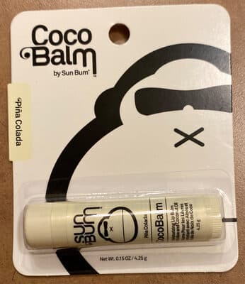 Sun Bum's Piña Colada lip balm is a competent, fragrance-forward drugstore option